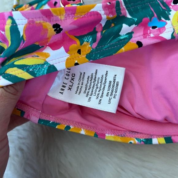Anne Cole Floral High Waisted Bikini Set - Picture 3 of 9